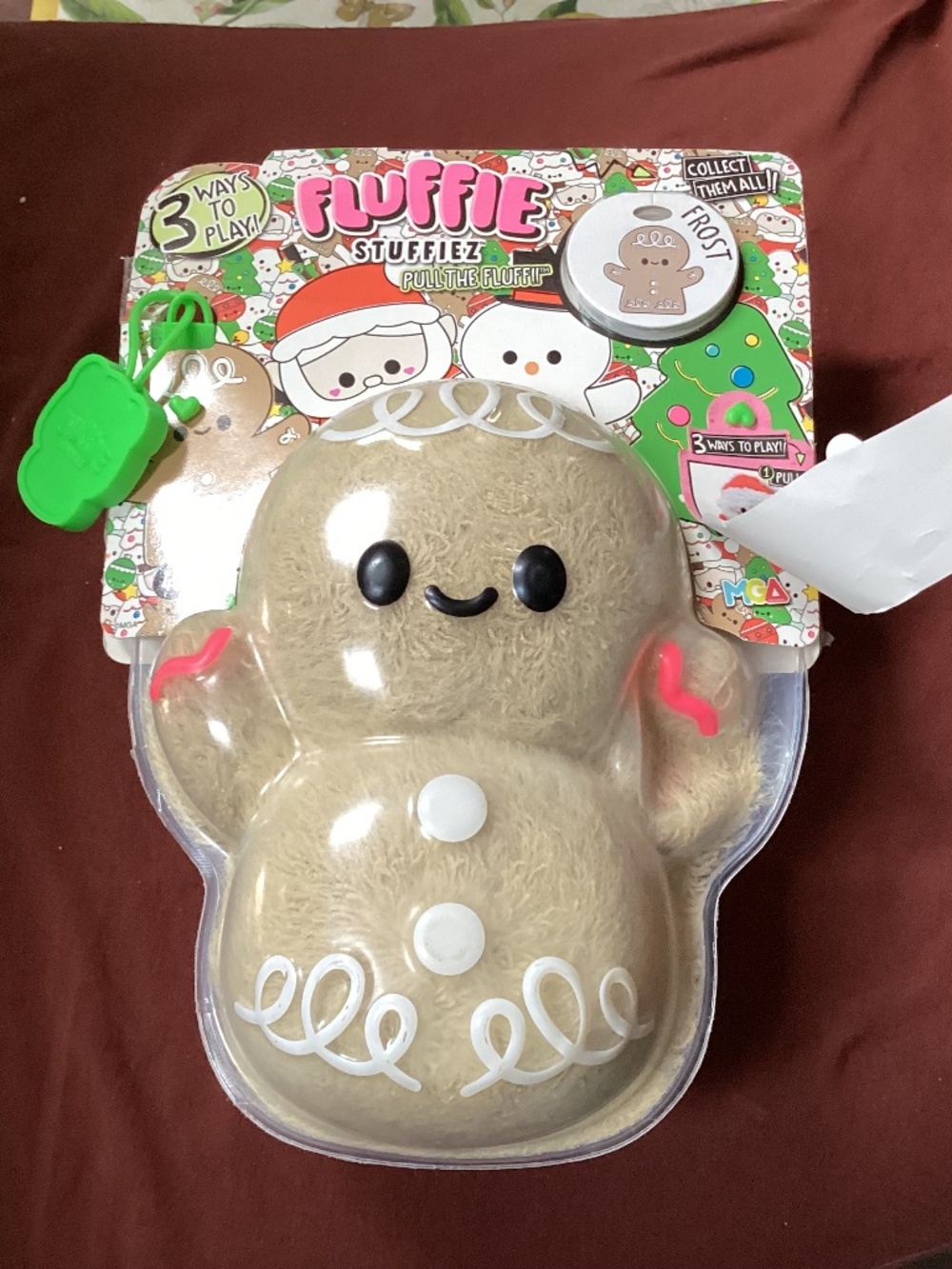 Fluffie Stuffiez Frost gingerbread man plush toy New Collect them all!